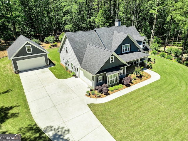 view of subject property
