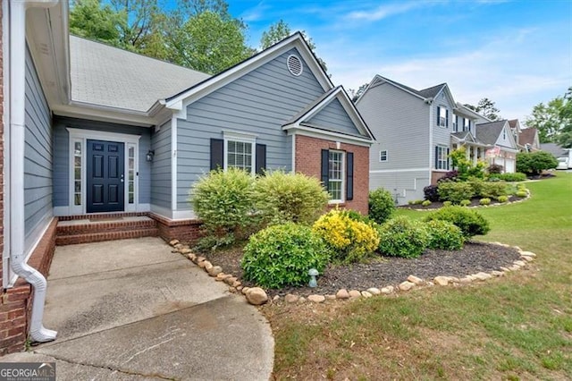 10 Bayberry Ct, Acworth, GA 30101 - ranch-style house featuring a front yard and brick siding
