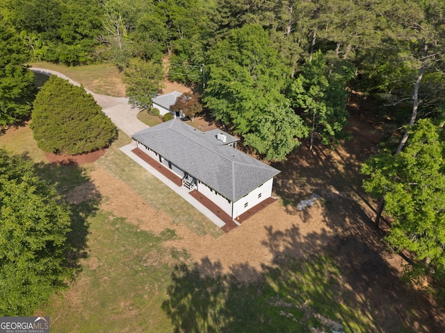 2604 Flat Shoals Rd SW, Conyers, GA 30094 - aerial view of property and surrounding area with a forest