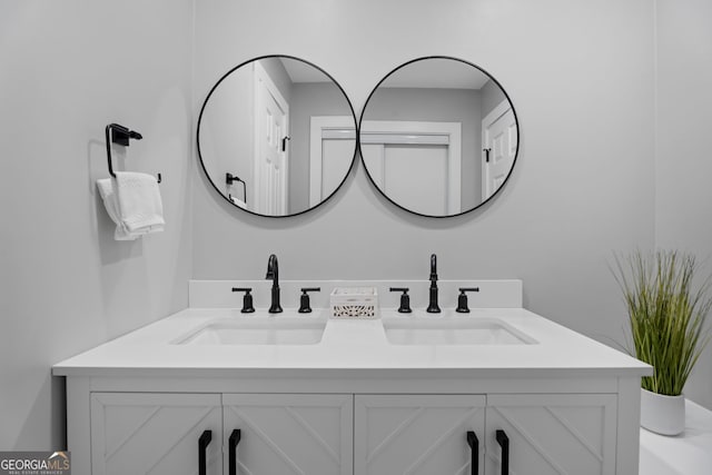 2604 Flat Shoals Rd SW, Conyers, GA 30094 - bathroom with double vanity