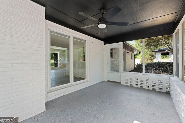 2604 Flat Shoals Rd SW, Conyers, GA 30094 - view of patio featuring ceiling fan
