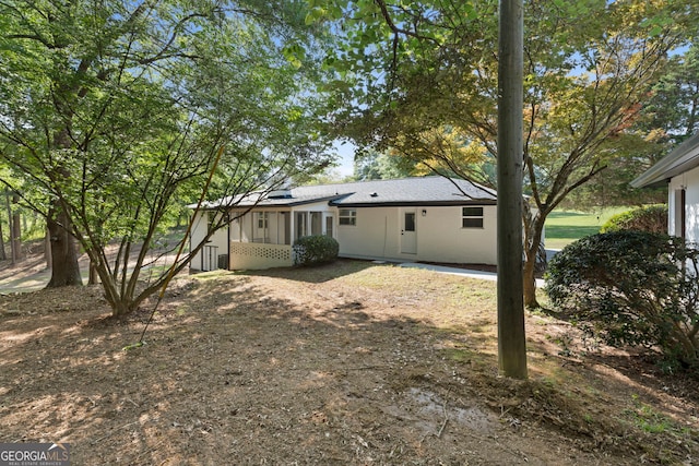2604 Flat Shoals Rd SW, Conyers, GA 30094 - rear view of property featuring solar panels