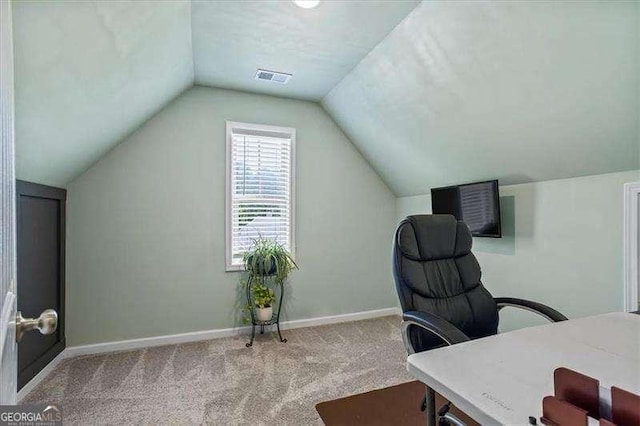 380 Longwood Pl, Dallas, GA 30132 - carpeted office with lofted ceiling and baseboards