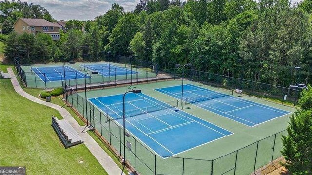 380 Longwood Pl, Dallas, GA 30132 - view of tennis court