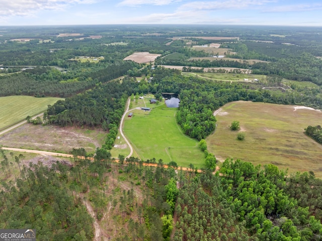 233 Clark Rd, Midville, GA 30441 - aerial overview of property's location featuring rural landscape