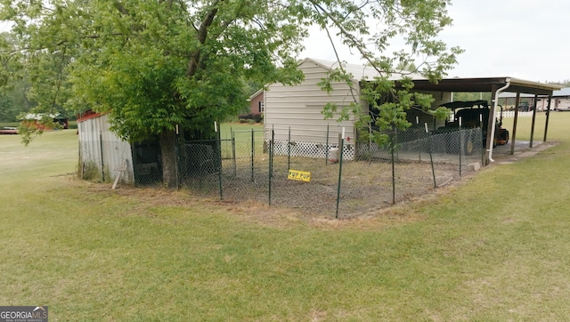 233 Clark Rd, Midville, GA 30441 - view of yard