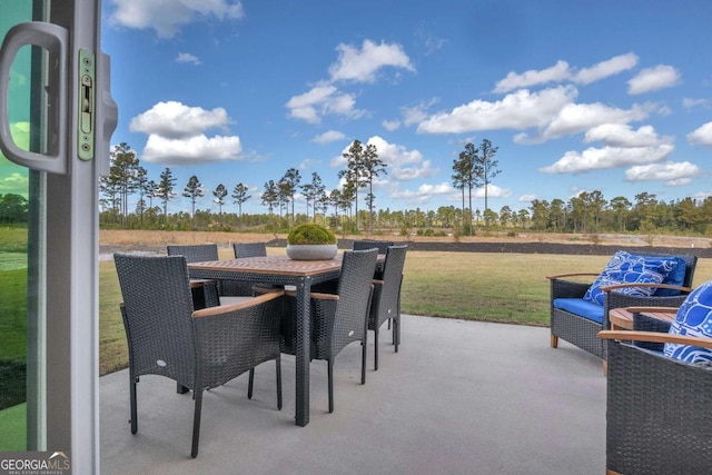 508 Regency Trl, Acworth, GA 30102 - view of patio / terrace featuring outdoor dining space