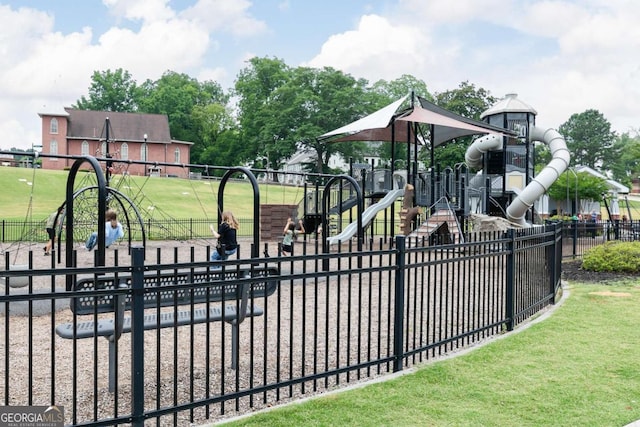 508 Regency Trl, Acworth, GA 30102 - view of gate featuring a yard and fence