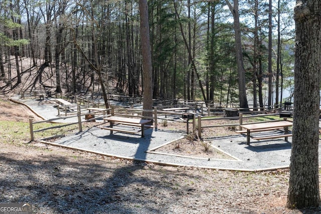 508 Regency Trl, Acworth, GA 30102 - view of home's community featuring fence and a wooded view
