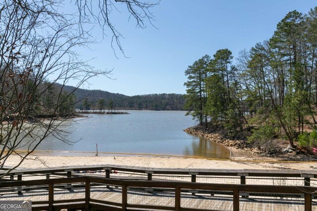508 Regency Trl, Acworth, GA 30102 - water view featuring a heavily wooded area