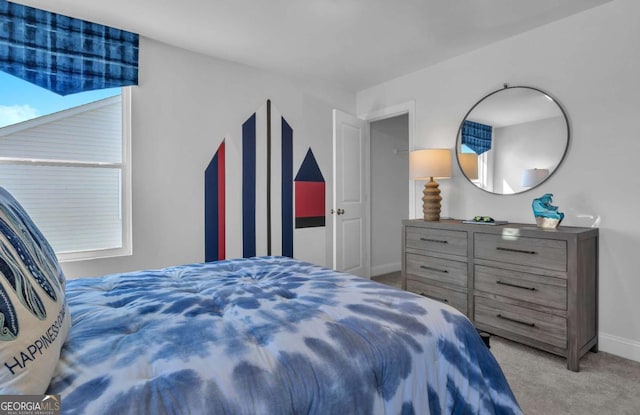 508 Regency Trl, Acworth, GA 30102 - carpeted bedroom with baseboards