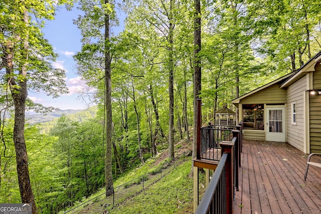view of deck