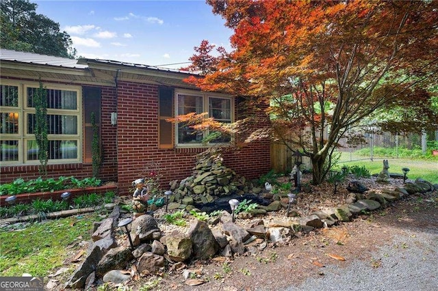 413 New Town Rd NE, Calhoun, GA 30701 - view of property exterior featuring brick siding