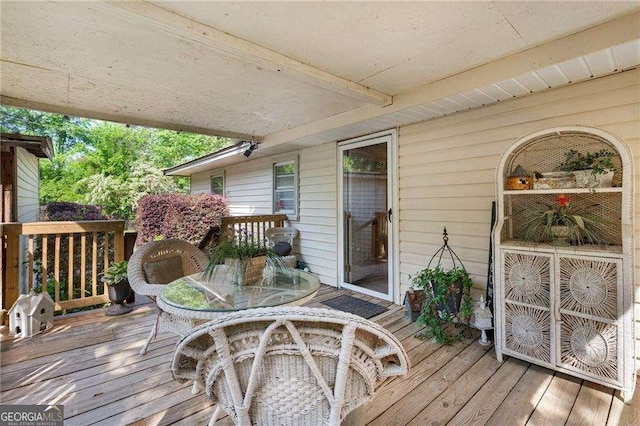 413 New Town Rd NE, Calhoun, GA 30701 - view of deck