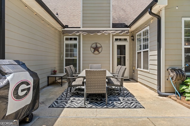 58 Gables Way, Newnan, GA 30265 - view of patio / terrace featuring outdoor dining space