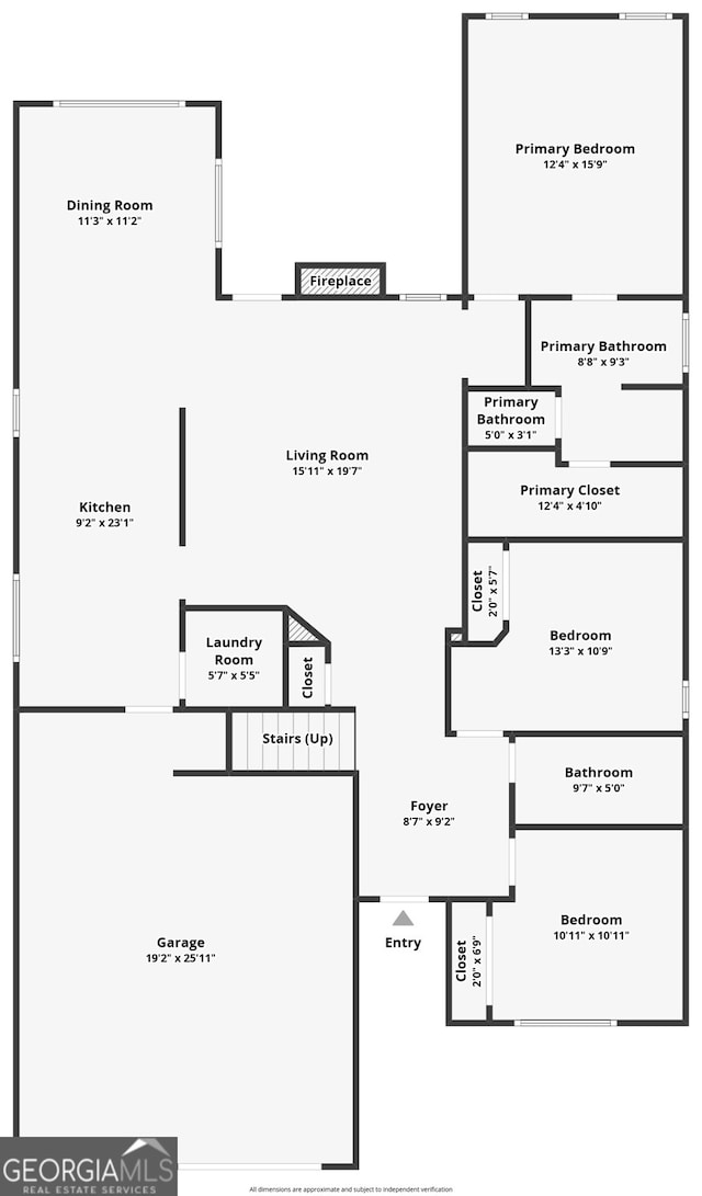 58 Gables Way, Newnan, GA 30265 - floor plan / room layout