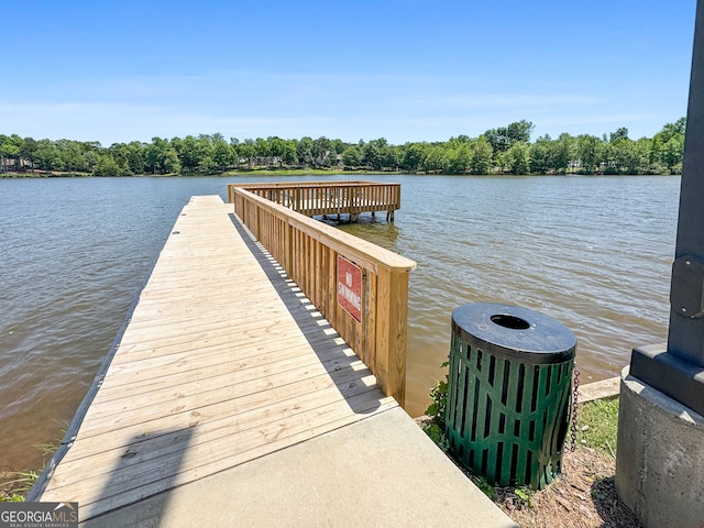58 Gables Way, Newnan, GA 30265 - dock area with a water view