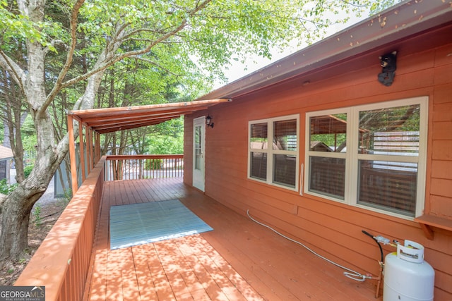 43 Tip Top Cir, Cleveland, GA 30528 - view of wooden deck