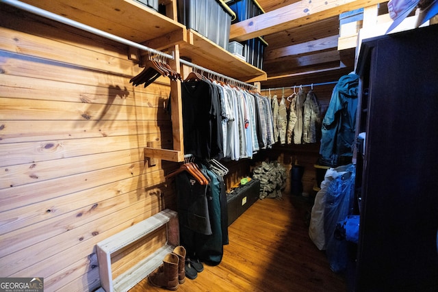 309 Mahan St, Saint Marys, GA 31558 - spacious closet with wood finished floors