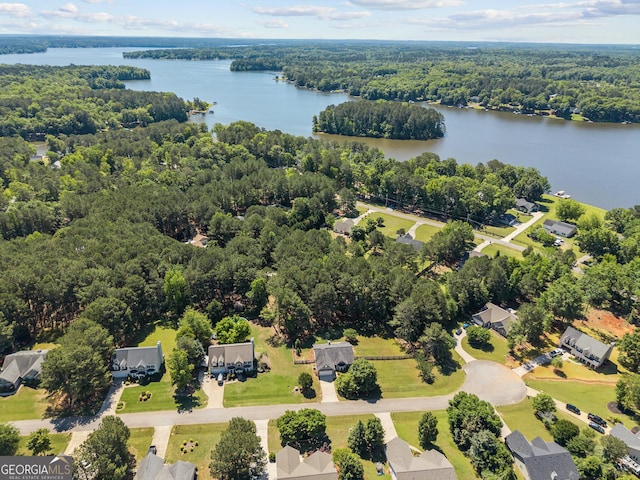 108 Wortham Dr, Buckhead, GA 30625 - aerial view of a heavily wooded area and a nearby body of water