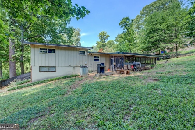 3449 Archwood Dr, Doraville, GA 30340 - rear view of house with board and batten siding