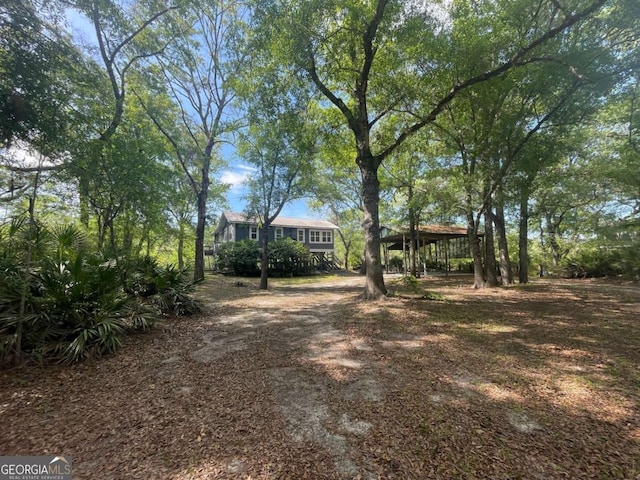 750 Warners Lndg, Hortense, GA 31543 - view of yard with driveway