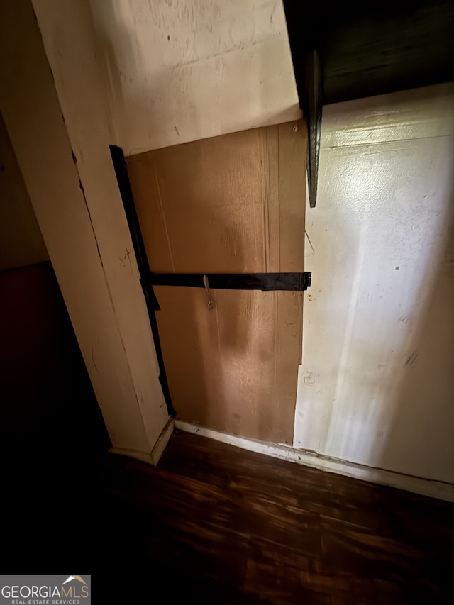 detailed view of wood finished floors