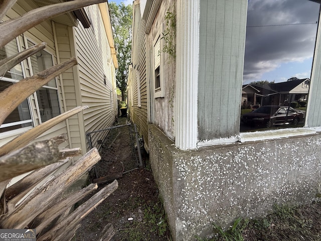view of home's exterior