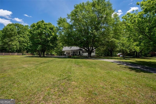 view of yard