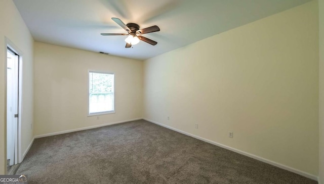 416 Clarion Dr, Carrollton, GA 30116 - unfurnished bedroom with carpet floors, baseboards, and a ceiling fan