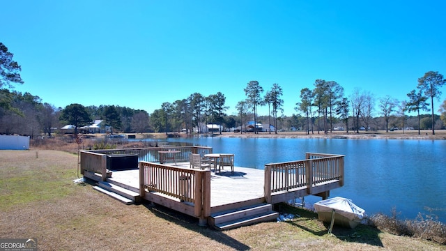 114 N Valhalla Dr, Cordele, GA 31015 - dock with a deck with water view