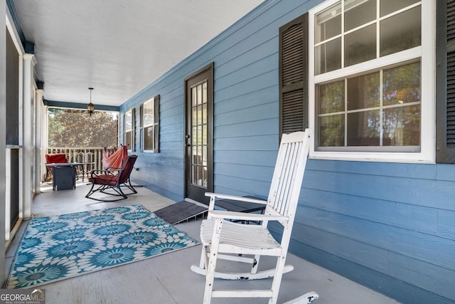 114 N Valhalla Dr, Cordele, GA 31015 - view of patio / terrace with a porch