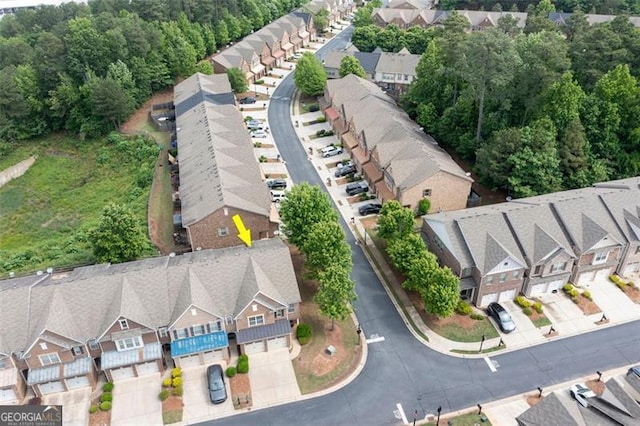 1957 Brightleaf Way Unit 59, Marietta, GA 30060 - aerial overview of property's location with nearby suburban area
