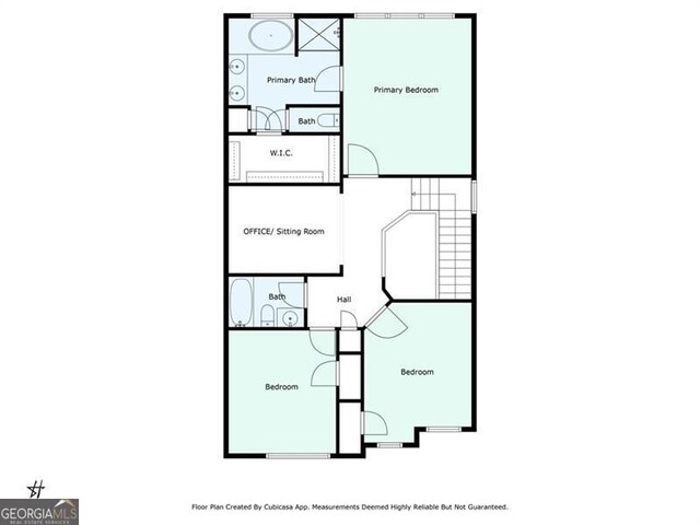 1957 Brightleaf Way Unit 59, Marietta, GA 30060 - floor plan / room layout