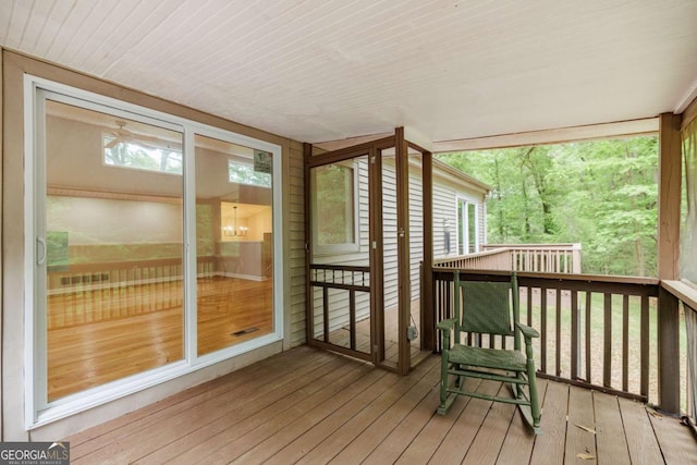 view of deck