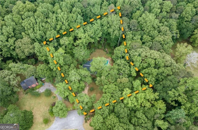 aerial view of property and surrounding area