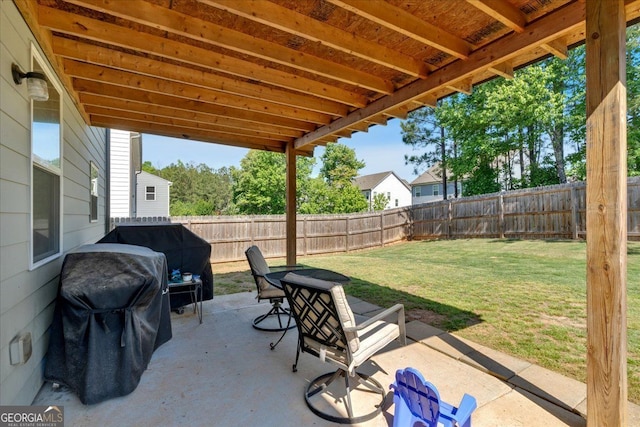 48 Sweetgum Trce, Dallas, GA 30132 - view of patio with area for grilling