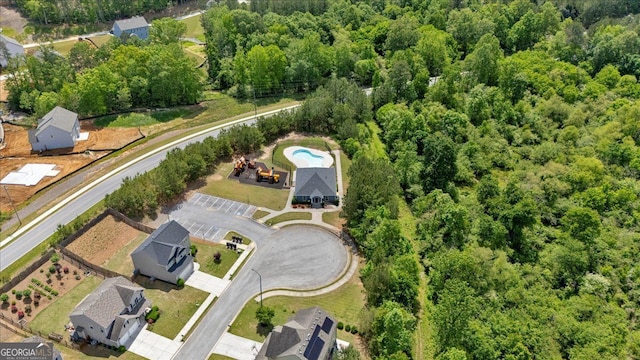 48 Sweetgum Trce, Dallas, GA 30132 - aerial overview of property's location with a pool area