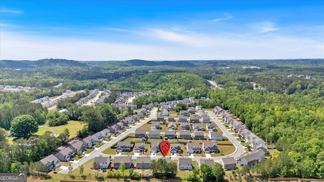 48 Sweetgum Trce, Dallas, GA 30132 - aerial view of residential area with a forest