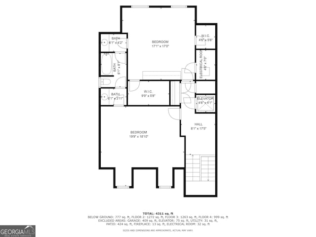 122 Old Ivy Rd NE Unit 17, Atlanta, GA 30342 - room layout
