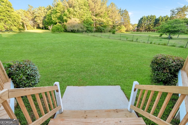 161 Pleasant Grove Rd, Mcdonough, GA 30252 - view of yard with a wooden deck