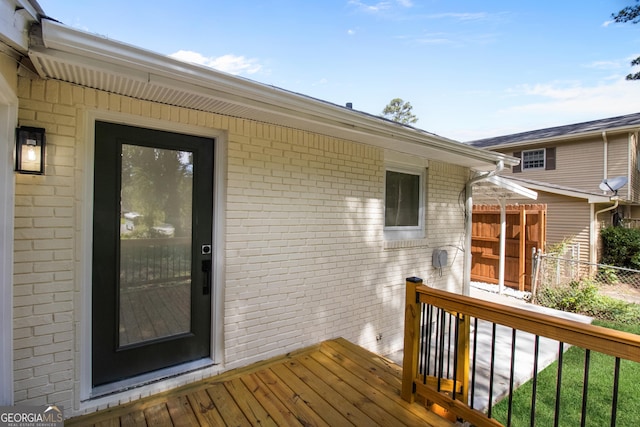 2148 Green Forrest Dr, Decatur, GA 30032 - view of deck