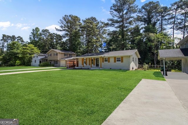 tri-level home with driveway
