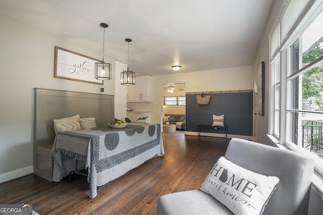 4128 Morgan Rd, Tucker, GA 30084 - bedroom with multiple windows and dark wood-style floors