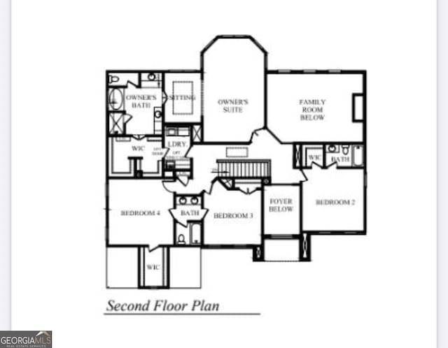 4100 Secret Shoals Way, Buford, GA 30518 - view of floor plan / room layout