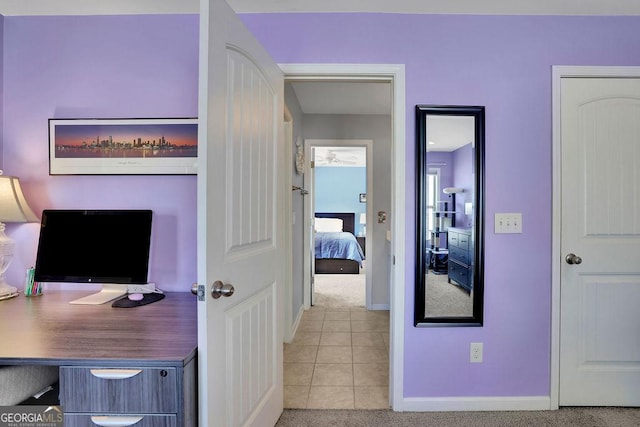 4100 Secret Shoals Way, Buford, GA 30518 - office with light colored carpet, light tile patterned flooring, and baseboards