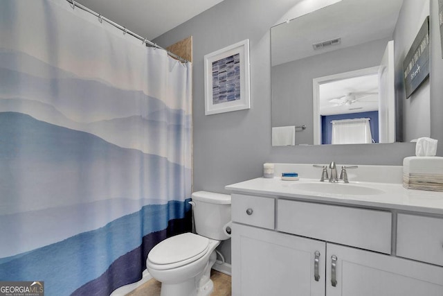 4100 Secret Shoals Way, Buford, GA 30518 - bathroom featuring vanity and a shower with shower curtain