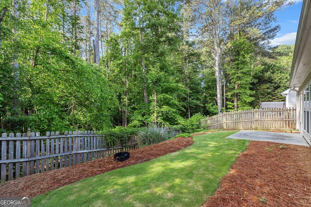 view of yard