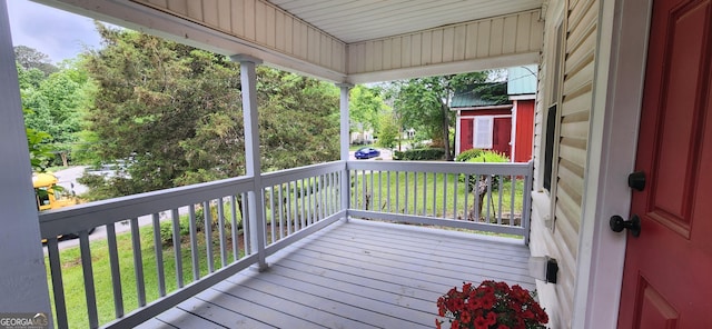 110 Forrest Ave, Jackson, GA 30233 - view of wooden deck