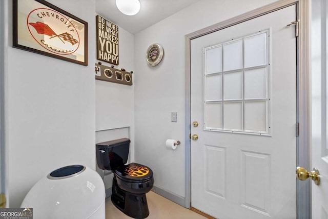 view of doorway to outside